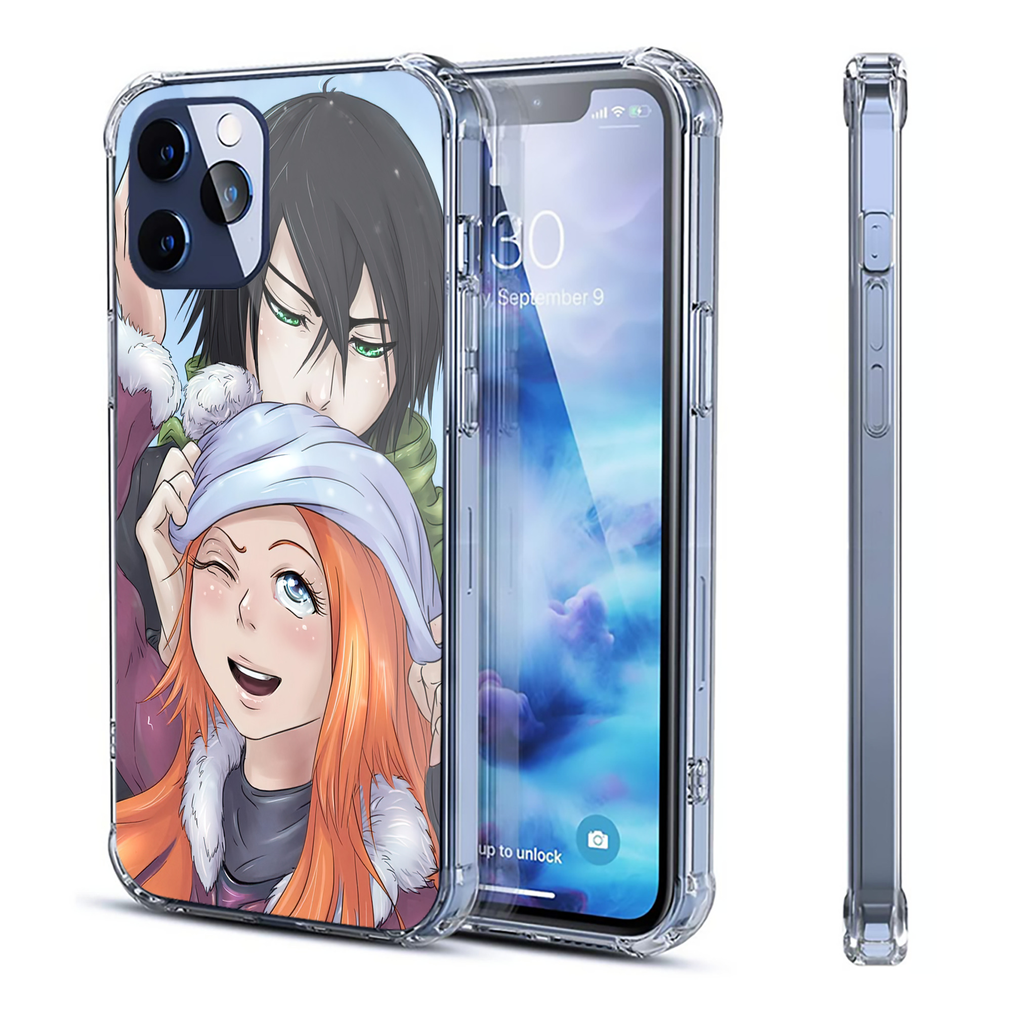 （画像用） ブリーチ BLEACH 【iPhone 12シリーズ対応】透明スマホケース（クリアソフトケース）
